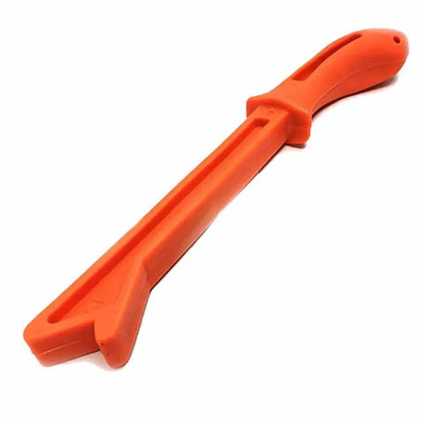 Durable 5 Piece Safety Push Block Set For Woodworking Including One Long Push Block Two Short Push Blocks One V Stick And One Push Stick In Bright Orange For High Visibility On Router Tables Shapers Band Saws Table Saws And Jointer Pro Grade Heavy Duty