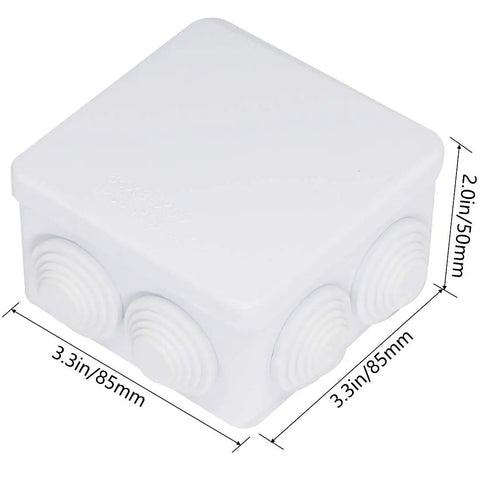 Absolute Kick-Ass Ip55 Waterproof And Dust-Shield Abs Plastic Electrical Junction Box For Outdoor Wiring Diy Project Enclosure, 3.3in x 2in.
