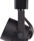 Dimmable 8W LED Track Light Head 90 Plus CRI Warm White 3000K, Adjustable Tilt 40 Degree Beam, 120V Halo Type, Black Finish