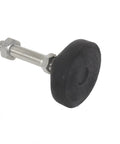 Heavy Duty Adjustable Leveling Feet 4 Pack For Furniture with thick nylon base and metal threaded mount for easy setup.