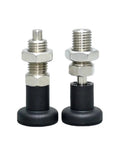 Heavy Duty Stainless Steel 304 Self Locking Knob Plunger With Quick Release Pull Ring And Dead Tight Nut Screw, M20 size
