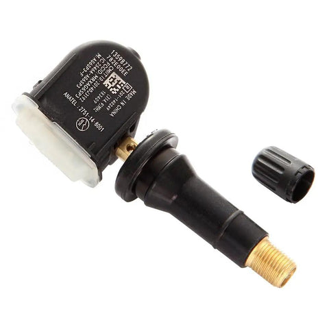 315 Mhz Tire Pressure Monitoring Sensor For Chevy Equinox All Engine Sizes 2007 Through 2018 Direct Replacement side view of sensor