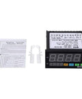 Weighing Controller Load Cell Indicator With Two Relay Outputs Four Digit Dialed In Nixie Tube Style LED Display For High Precision Weight Control And Auto Accumulation Mean Works With Various Pressure And Weight Sensors with manual and clips