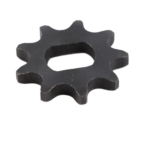Beefy Heavy Duty 9-Tooth Chain Sprocket With 12x17mm Inner Hole for Industrial Machinery, Precision Machined Metal Gear