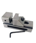Pro Grade Precision Milling Vise Set 2 Piece With Quick Adjustment Slide Bar for milling machines, heavy duty tool vise detail.