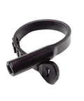 Rubber Chuck Key Holder Tether Keeps Drill Lines Safe At The Worksite Zero Crazy Panic Over Lost Parts This Durable Strap Snaps Quick To Standard Power Cords And Aligns Best With Milwaukee Specs For Daily Grind in black, securing drill accessory.