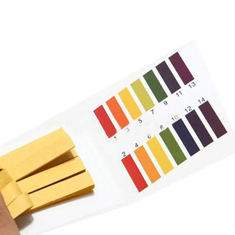 Pro Grade pH Litmus Paper Strips for Aquarium Water Testing 1-14 pH Range With Quick Color Chart