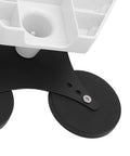 Beefy Magnetic Car Roof Mount Kit with stainless bracket and two 100 lb magnets for securing satellite antennas.