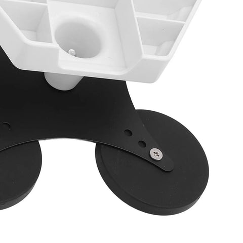 Beefy Magnetic Car Roof Mount Kit with stainless bracket and two 100 lb magnets for securing satellite antennas.