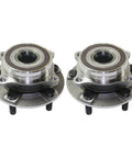 Front Wheel Hub Assemblies Pair For Your Mitsubishi Lancer 2008 2015 With Bearing And ABS Encoder Includes 5 Lugs Wheel Studs Driver Side And Passenger Side Replacement MR594979
