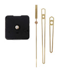 Quartz Clock Movement Kit With Hands For DIY Wall Clock Repair, featuring plastic housing and aluminum hands.