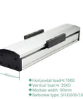 Beefy Ball Screw Actuator Workbench With Fully Enclosed Linear Rail Guide For CNC Slide Table, 90mm Module Width