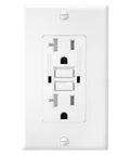 10 Pack GFCI Outlet 20 Amp With LED Indicator Tamper Resistant GFCI Receptacle UL Listed Includes Wall Plate And Screws
