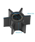 Outboard Water Pump Impeller Replacement For 6HP 8HP 9.8HP Engines, Durable ABS, Low Noise Marine Cooling Component, Easy Install