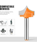 Premium 6mm Shank CNC Router Bit Fancy Milling Cutter For Woodworking Carving Projects showing compatible devices.