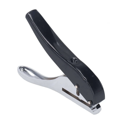 8mm Hole Paper Punch One Hole Puncher Handheld for Office School Home, all-metal design with ergonomic handle, punches up to 25 sheets