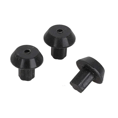 Close-up of 16 Pack Rubber Feet For Burner Grates Fit GE And Kenmore Ranges 3/16 Inch Hole Replacement Bumper Pads WB2K101