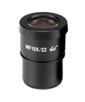 Extreme Widefield 10X Eyepiece With Reticle For Microscope, 30mm Mount, High Eye-Point Design, 22mm Field Of View, Achromatic DIN JIS, Pro Grade Optical Accessory, black eyepiece