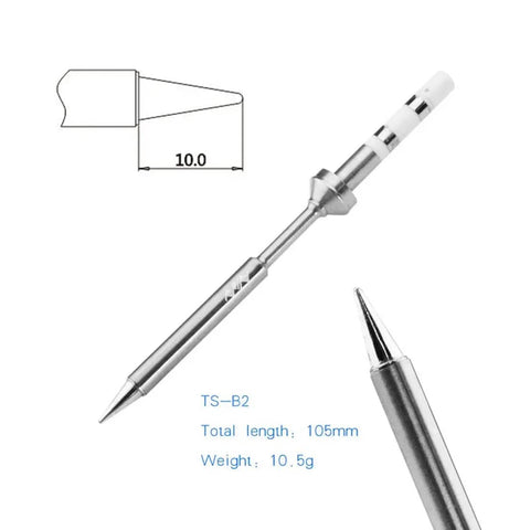Ts101 Portable Soldering Iron With PD And DC Dual Power, 50-400 C Adjustable, Pocket Size Field Repair Tool For Pros tip detail