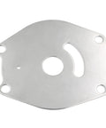 Metal plate component from Mercury Marine Water Pump Repair Kit For 2 Stroke 15 To 25 HP And 4 Stroke 9.9 To 15 HP Outboards