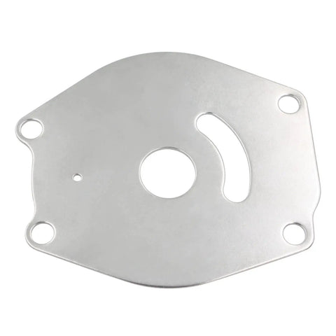 Metal plate component from Mercury Marine Water Pump Repair Kit For 2 Stroke 15 To 25 HP And 4 Stroke 9.9 To 15 HP Outboards