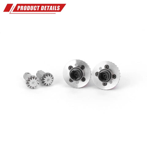 Oil Tight Differential 30T 0.8 Mod With 12T Main Gear Upgrade Kit for Arrma 1/16 Mojave Grom 1/14 Typhon parts on white background