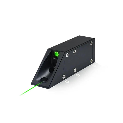 Wireless Forklift Camera With Laser Guide For Warehouse Safety And Pallet Alignment Heavy Duty Display Monitor showing a sleek black laser tool.