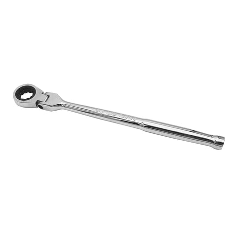 10.5 Inch Flex Head Nano Socket Ratchet Wrench For Tight Spots Compatible With 17mm Stubby Impact Sockets Ultra Low Profile Design