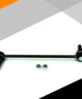Front Sway Stabilizer Bar End Link Kit Set Of 2 For Hyundai Accent Elantra Forte And More Heavy Duty Bolt On Replacement Links To Beef Up Handling Steering Response And Ride Quality Fits 2012 To 2018 Accent 2011 To 2016 Elantra 2014 To 2018 Forte, black steel link with nuts