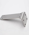 Tough As Nails Heavy Duty Foldable Wall Mount Shelf Brackets Two Pack Stainless Steel Triangle Corner Support 90 Degree Bracket