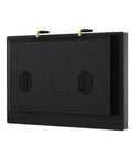 Back view of 15.6 Inch Industrial Touchscreen Monitor With Capacitive Display and wall mounts for easy setup.