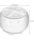 Portable USB Powered Mini Washing Machine For Travel And RV Adventures Snap A Quick Spin On Your Favorite Threads Without The Hassle, compact design, 4.17in diameter.
