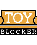 Adjustable Under Couch Gap Shield Blocking Toys Dust And Remotes From Snaking Under Sofas Beds Or Cabinets With Hassle Free Snap Fit and Tough Flexible Core graphic with 'TOY BLOCKER' text design.