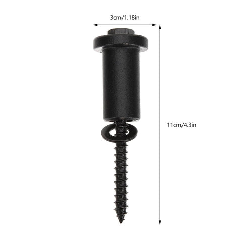 4 Sets Sliding Barn Door Track Spacers Carbon Steel Wall Mount Hardware Repair Kit With Lag Bolts Heavy Duty Adjustable Connectors