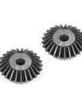 Two Pack Bevel Gear Set For 90 Degree Steering 1.5M 20 Teeth 14mm Shaft Hole M5 Fixing Hole One To One Ratio 1.5 Module 45 Steel
