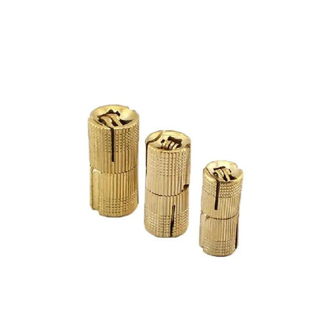 Barrel Hinges Set Of 5 Hidden Hinges For Cabinets And Small Boxes Brass 8mm To 18mm 180 Degree Swing Adjustable Screws Precise Fit View