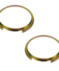 Front Left And Right Wheel Bearing Hub Assembly Kit Two Piece Set For 98 02 Chevrolet Prizm 93 97 Geo 93 02 Toyota Corolla No ABS Brakes Direct Fit Replacement With Durable Bearings And Sealed Hubs metal rings