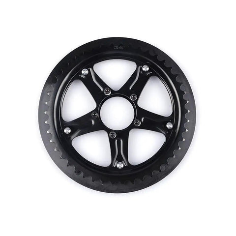 46T CNC Aluminum Chainring For Mid Drive Kits Fits BBS01 BBS02 BBSHD Electric Bike Motors Ride Ready Chain Wheel For Ebike Conversions Durable Aluminum Alloy With Smooth Shifting And Plenty Of Grit