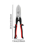 5 Blade Sheet Metal Crimper For Stove Pipe And HVAC Venting Hand Crimper Tool Built Tough, 26.5 Cm Long, 24 To 28 Gauge Metal