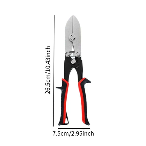 5 Blade Sheet Metal Crimper For Stove Pipe And HVAC Venting Hand Crimper Tool Built Tough, 26.5 Cm Long, 24 To 28 Gauge Metal