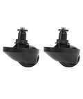 Front Caster Wheel Replacement Part for Vacuum Robots Compatible With L10 Pro L10s Pro X30 Ultra X40 Ultra L20 Ultra D9 Gen 2, shown in black
