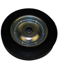 Heavy Duty 6 Inch Fixed Wheel Replacement For JDI Trolleys And Carts Oil And Chemical Resistant Built To Roll Fits JDI 5DP 15DP 6EV 20EV 20EV-B 20COMBO And 20COMBO-B, black 6-inch wheel