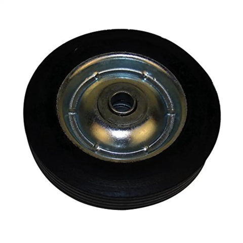 Heavy Duty 6 Inch Fixed Wheel Replacement For JDI Trolleys And Carts Oil And Chemical Resistant Built To Roll Fits JDI 5DP 15DP 6EV 20EV 20EV-B 20COMBO And 20COMBO-B, black 6-inch wheel