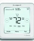 Lyric T6 Smart Thermostat For 3 Heat 2 Cool Heat Pump Or 2 Heat 2 Cool Conventional White 4.09 Inch Square HVAC Thermostat