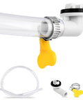 3ft Air Conditioner Drain Hose With Durable Elbow Fitting For Window Units And Mini Splits, No Mess Quick Setup