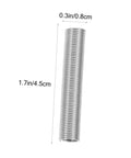 Super Cool 200 Piece Spring Kit Mix With Heavy Duty Extension And Compression Springs For Tough DIY Repairs Automotive Fix Ups, Construction Jobs, Fastening Tasks And Crafting Projects In A Handy Storage Box. steel spring, 1.7in x 0.3in