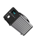 Heavy Duty Portable Power Station 220V Solar Generator With Multi Outlets Compact Backup Energy Kit Trail Ready For Campouts Road Trips Black.