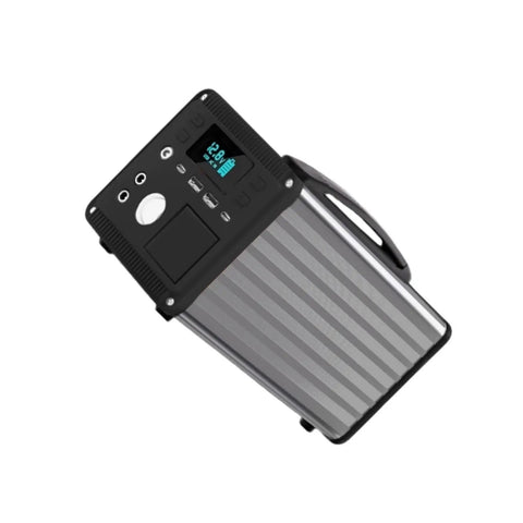 Heavy Duty Portable Power Station 220V Solar Generator With Multi Outlets Compact Backup Energy Kit Trail Ready For Campouts Road Trips Black.