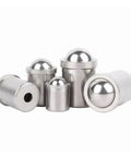 Set of Badass Spring Ball Plungers Built With Tough 304 Stainless Steel, various sizes for mechanical setups.