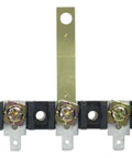 WE4M325 Terminal Block And Grounding Strap For Dryer Replacement Part Black Durable Appliance Accessory With Plug And Play Install And High Temp Rating Compatible With Most Dryers 1 Year Manufacturer Warranty, black terminal block with grounding strap